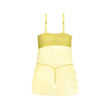 Magic Silk Daffodil Dreams Babydoll & G-Set Yellow S/M