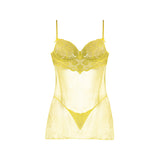 Magic Silk Daffodil Dreams Babydoll & G-Set Yellow L/XL