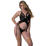 Magic Silk Rush Merry Widow & Panty Set Black S/M