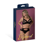 Magic Silk Rush Bra & Panty Set Black Queen Size