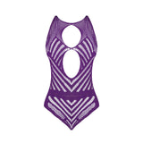 Magic Silk Seamless Teddy Violet O/S