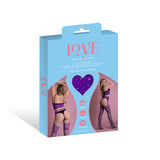 Magic Silk Seamless Cami & Gartered Thigh High Violet O/S