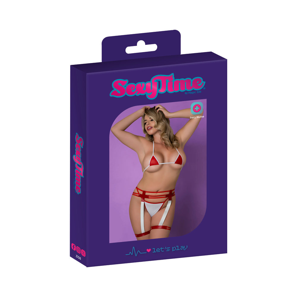 Magic Silk Sexy Time Pulse Check White S/M