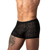 Male Power Ripple Pouch Short Black XL