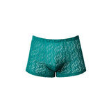 Male Power Ripple Pouch Short Teal M
