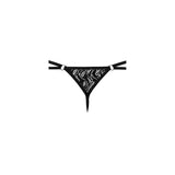 Male Power Ripple Micro V String Black S/M