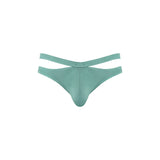 Male Power Eco Cozy Cutout Thong Green L/XL