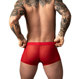 Male Power Mesh 2.0 Mini Short Red L