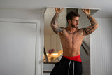 Male Power Mesh 2.0 Mini Short Red L