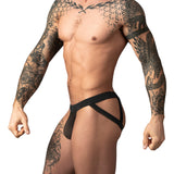 Male Power Mesh 2.0 Strappy Ring Jock Black S/M