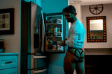 Male Power Mesh 2.0 Strappy Ring Jock Red S/M