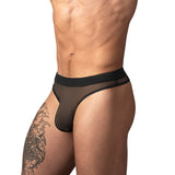 Male Power Mesh 2.0 Bong Thong Black S/M