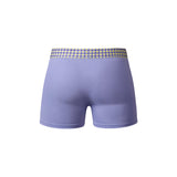 Male Power So Cumfy Gingham Boxer Brief Purple L
