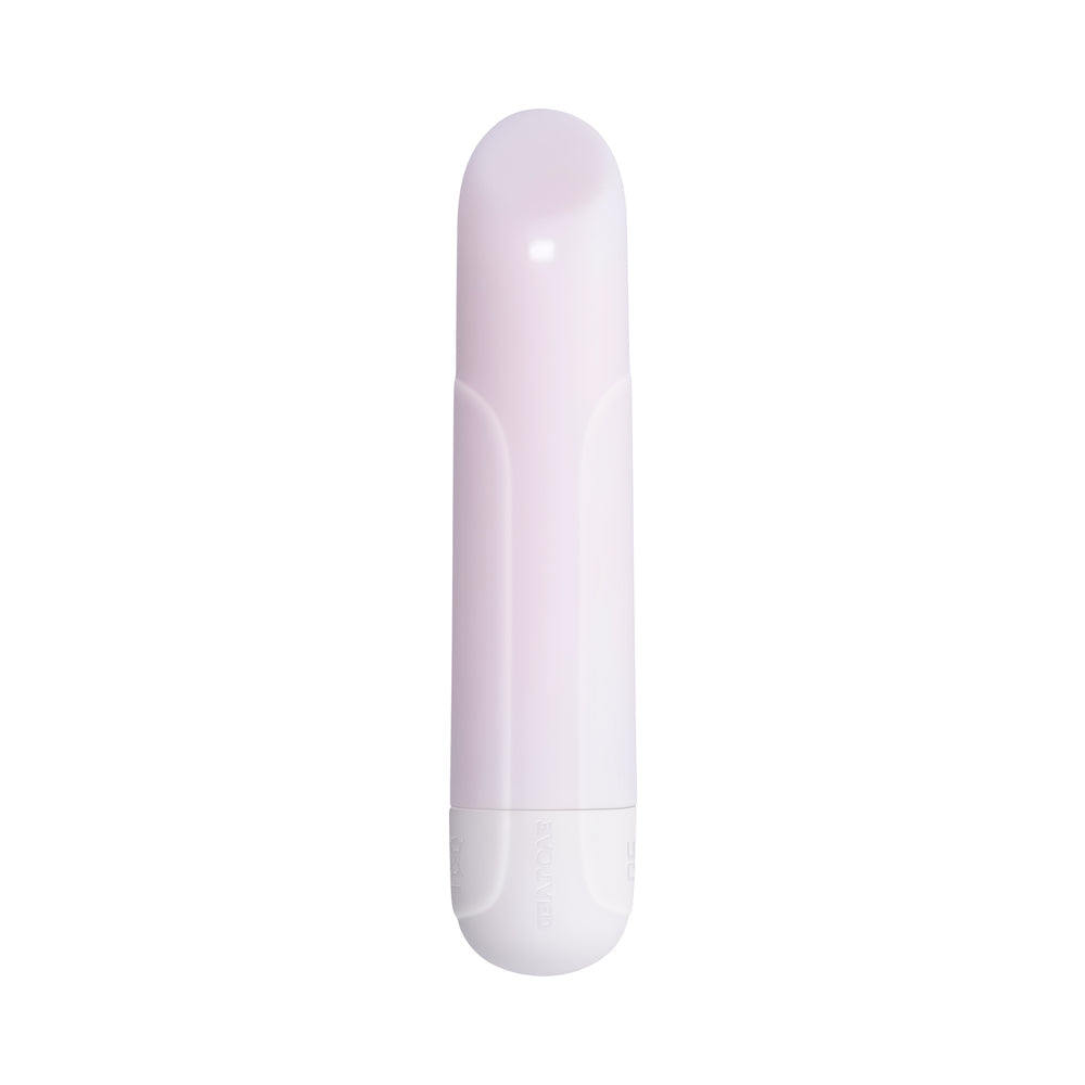 Evolved Shine On Glowing Pink Vibrating Bullet White/Pink