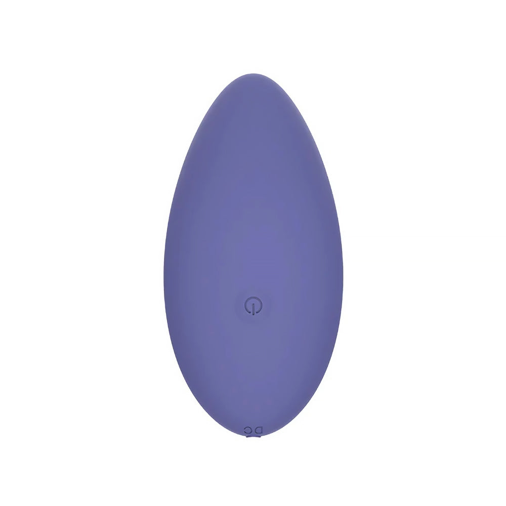 Spectrum Essentials Rechargeable Silicone Compact External Vibrator Purple