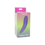 Spectrum Essentials Rechargeable Silicone Compact External Vibrator Purple