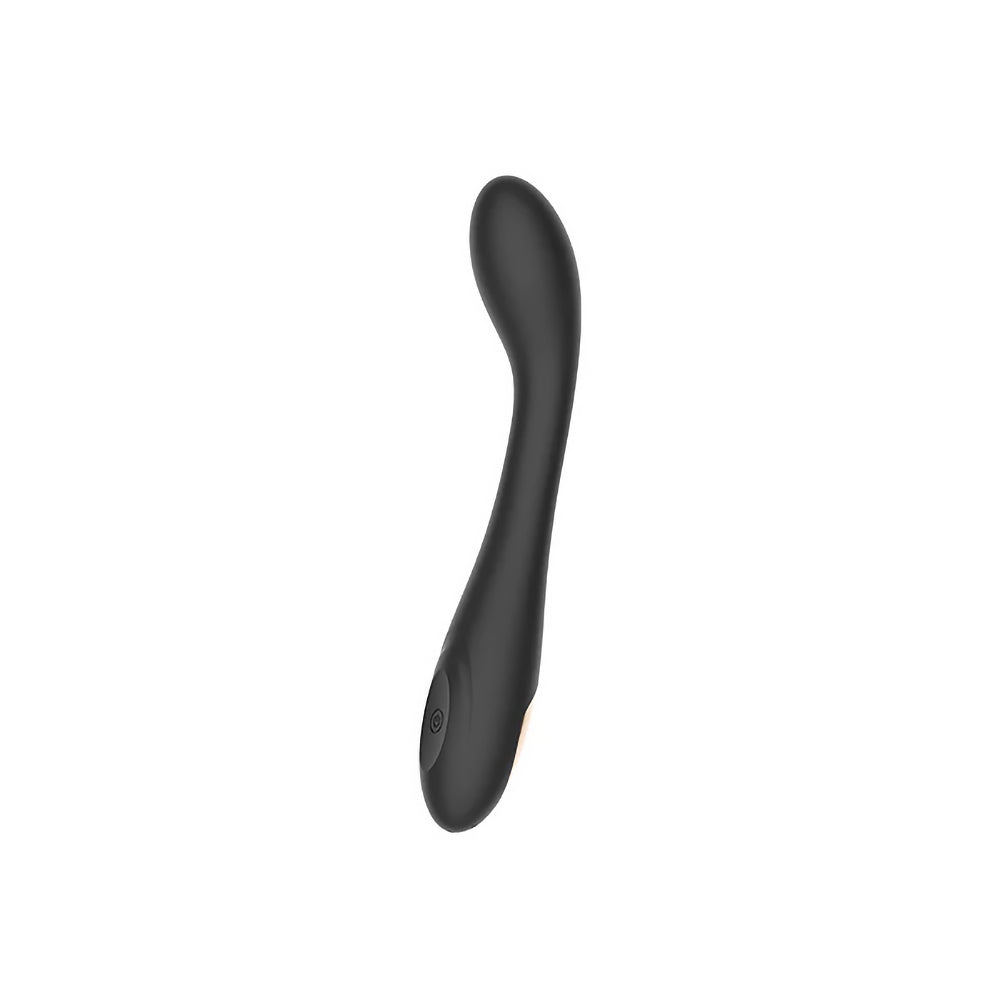 Spectrum Essentials Rechargeable Silicone G-Spot Vibrator Black