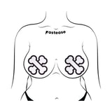 Pastease White Crossbone Breast Pasties