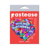 Pastease Tits My Birthday! Heart Breast Pasties with Confetti
