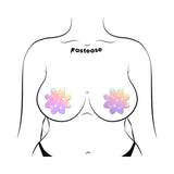 Pastease Dreamy Pastel Celestial Stars Petal Breast Pasties