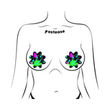 Pastease Vibrant Neon Paint Splatter Petal Breast Pasties