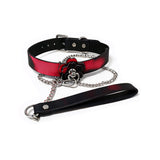 Heat Tease Flower Collar Black/Pink