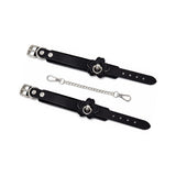 Heat Tease Flower Cuffs Black/Pink