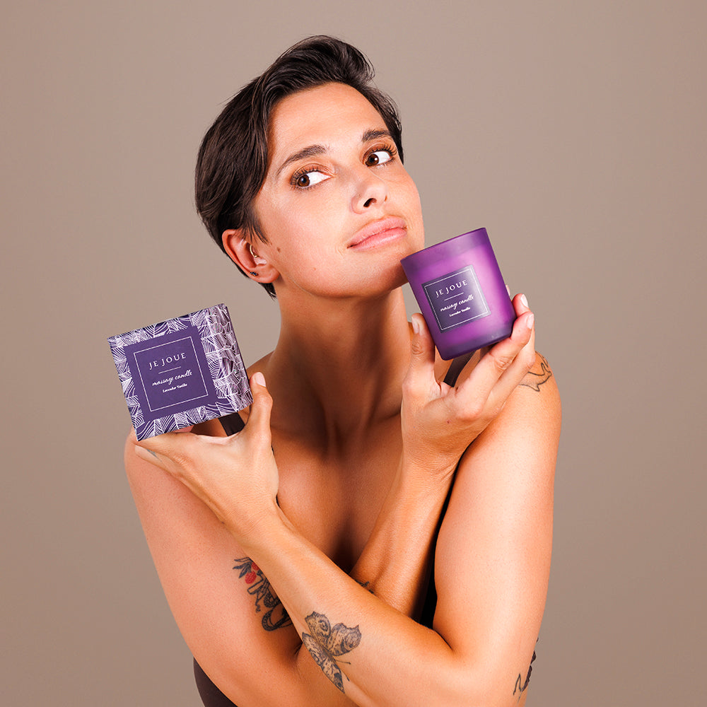 Je Joue Purple Vanilla Candle 160g