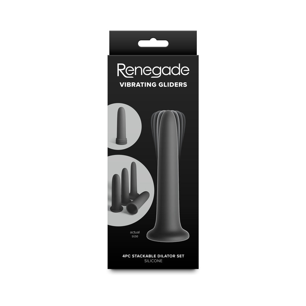 Renegade Vibrating Dilators Black