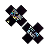 Neva Nude Tip Me Baby Holographic X Smart NFC Pasties