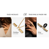 Crave Tease Collection (Necklace + Ring) Silver
