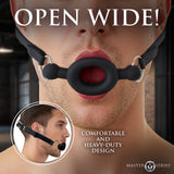 Master Series Forced Silicone Feeding Gag