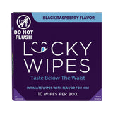 Sweetums Lucky Wipes Black Raspberry Flavor 10-Pack