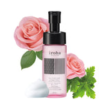 iroha Intimate Wash Foam Damask Rose and Geranium 5.07 oz.