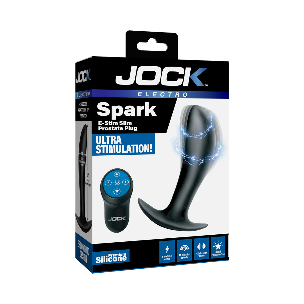 JOCK Electro Spark E-Stim Slim Prostate Plug