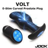 JOCK Electro Volt E-Stim Curved Prostate Plug