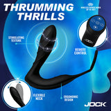 JOCK Electro Shockwave E-Stim Anal Plug w/ C-Ring