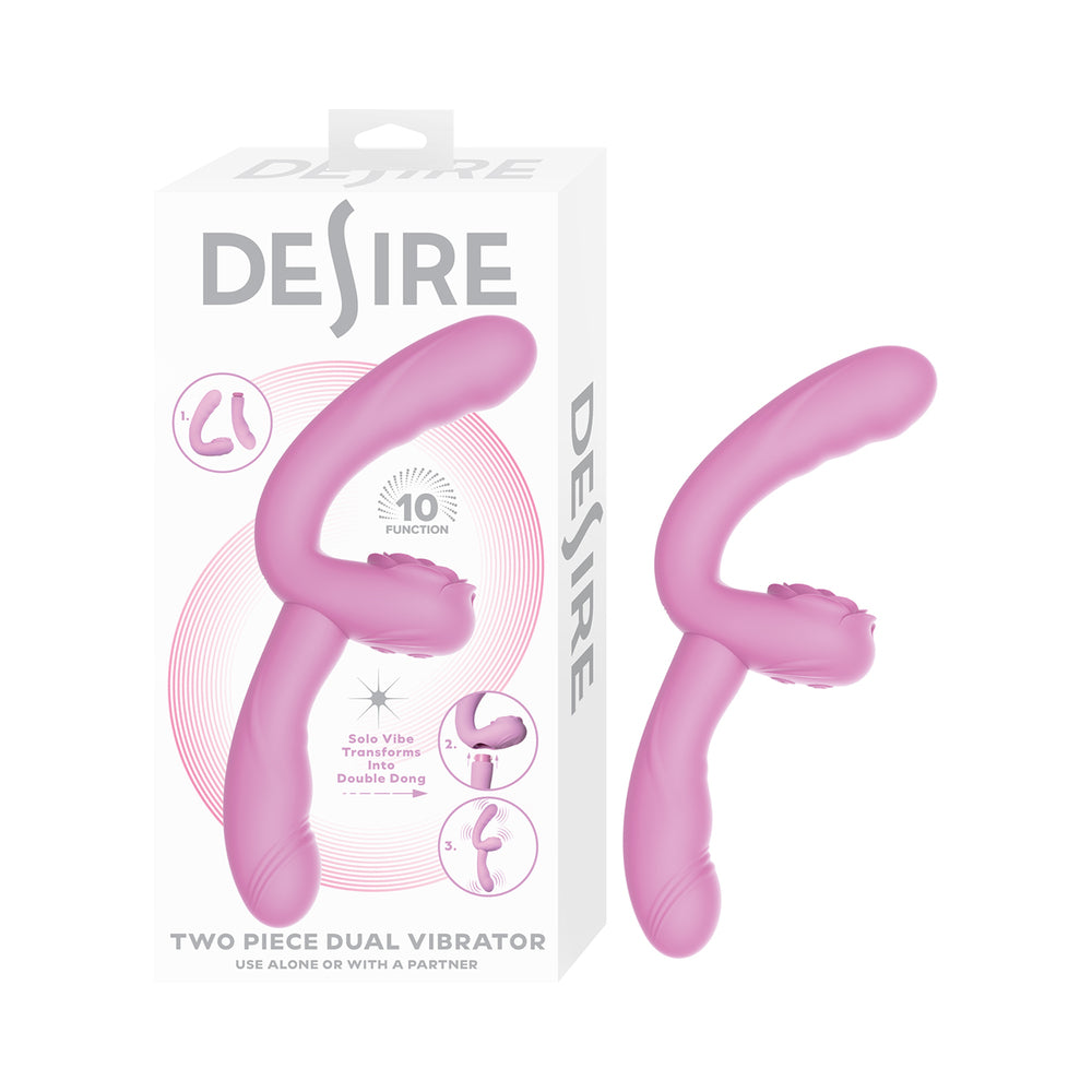 Desire Dual Vibrator 2 Piece Lavender
