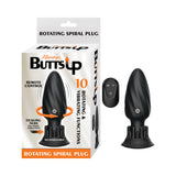 Butts Up Rotating Spiral Plug Black