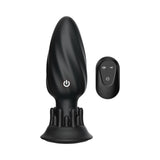 Butts Up Rotating Spiral Plug Black