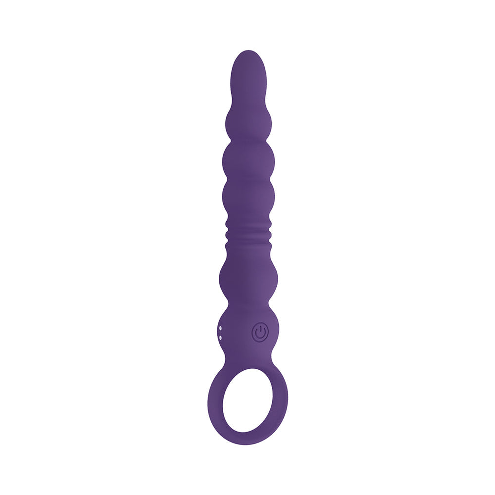 Vibrating Buttfuc Thrusting Anal Wand Purple