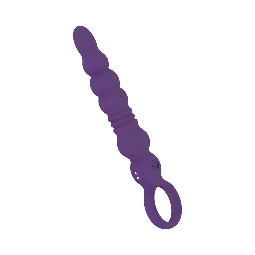 Vibrating Buttfuc Thrusting Anal Wand Purple