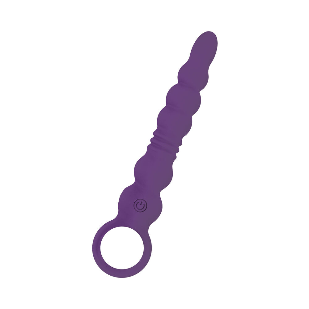 Vibrating Buttfuc Thrusting Anal Wand Purple