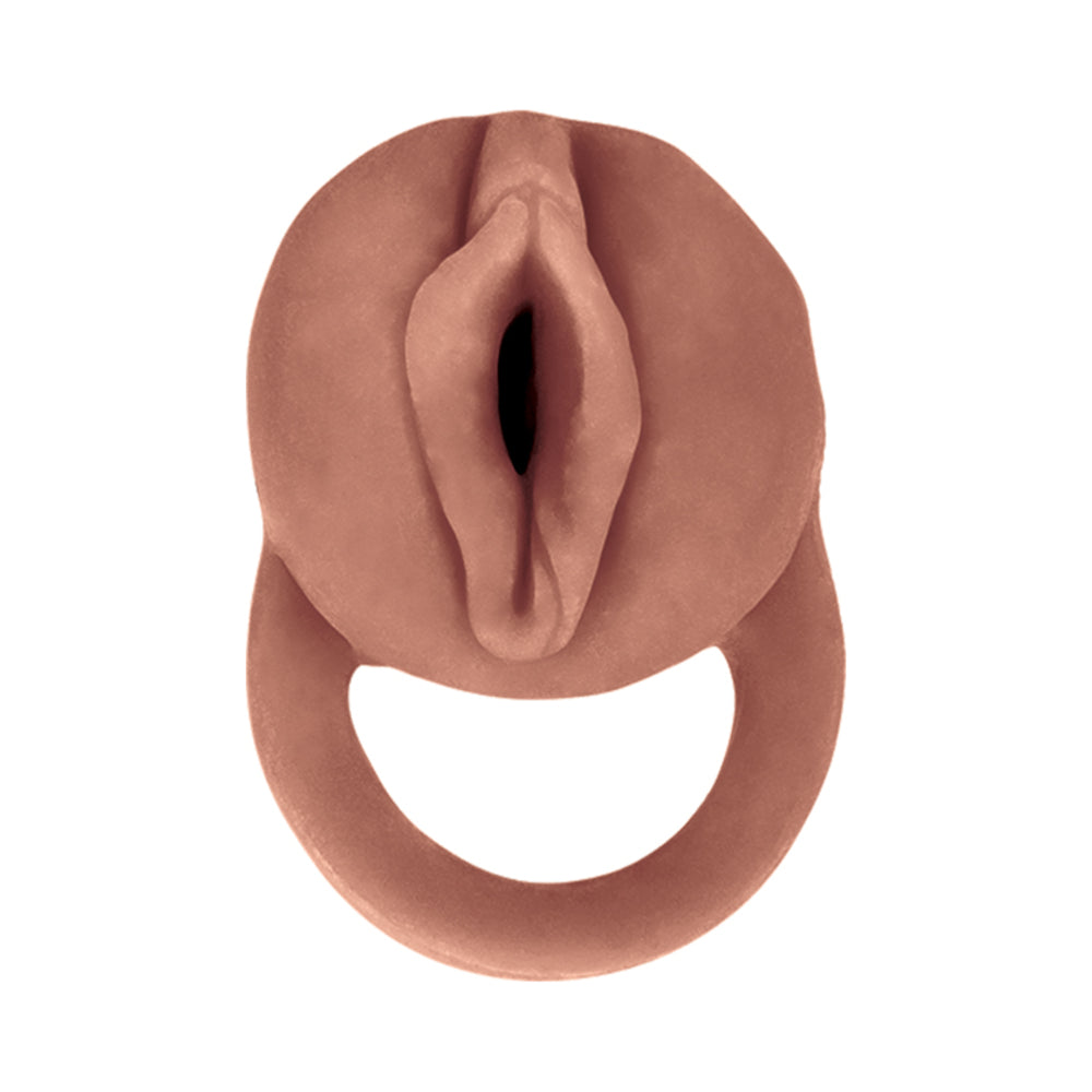 The Great Extender 2 in 1 Extender&Masturbator 7in Brown
