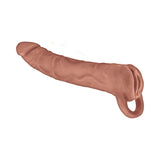 The Great Extender 2 in 1 Extender&Masturbator 8in Brown