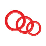 Silicone Ring 6 Pack Red&Black