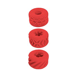 Super Stretchy Stroker Rings 3 Pack Red