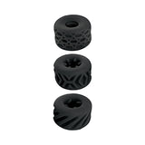 Super Stretchy Stroker Rings 3 Pack Black