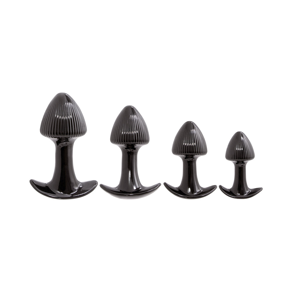 Walk Around Trainer Plugs 4-Piece Set Black