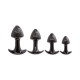 Walk Around Trainer Plugs 4-Piece Set Black